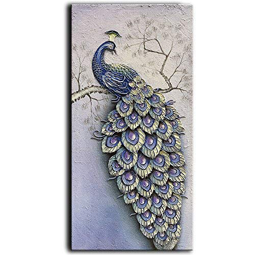 Canvas Artwork Extra Large Peacock Canvas Painting