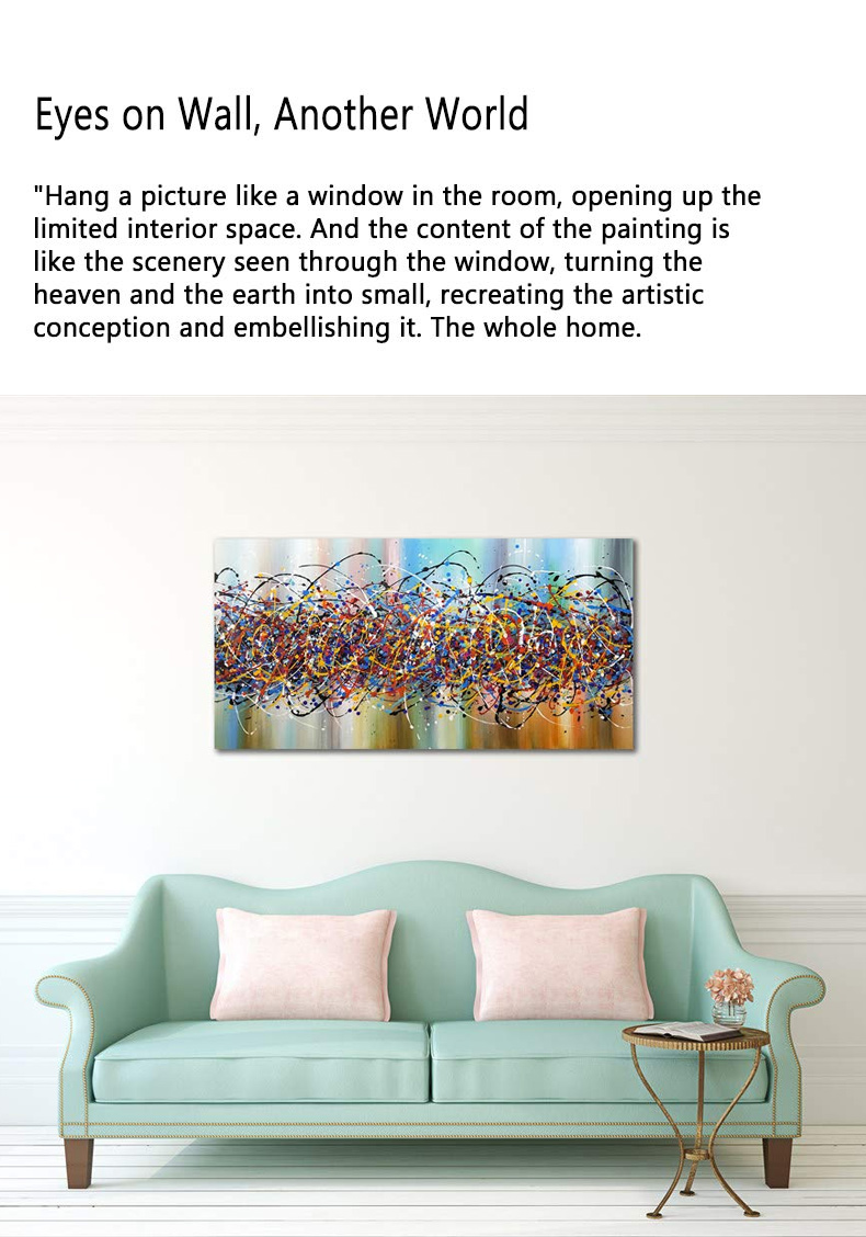 Wall Art Decor Colorful Abstract Art Modern Art of Painting