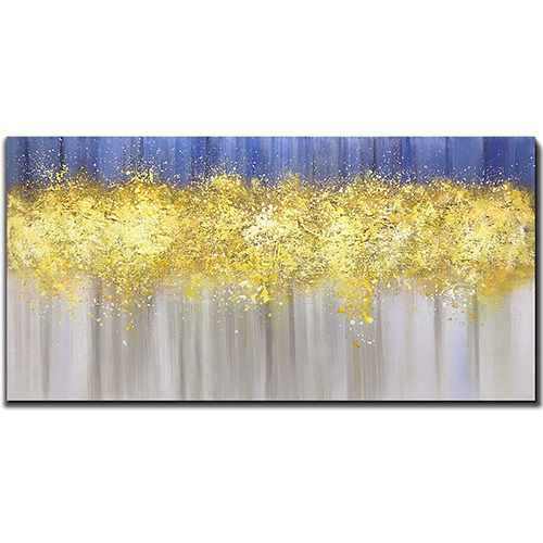 Canvas Wall Art Artwork Abstract Gold Glitter Wall Art