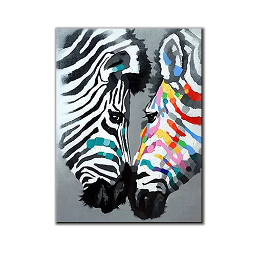 Painting Canvas Art Big Abstract Zebra Painting Canvas Art Custom