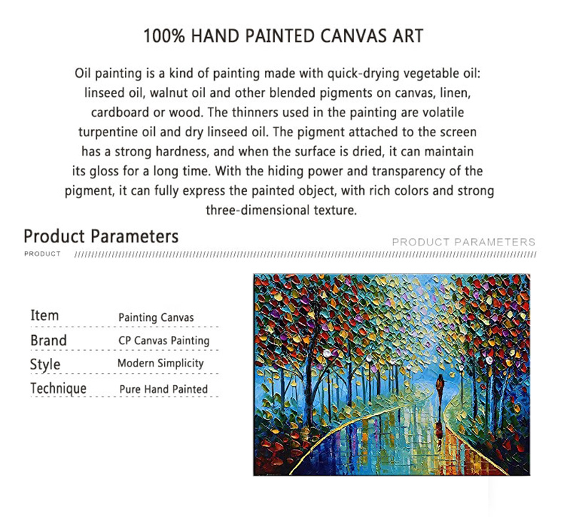 Canvas Knife Painting Artwork Landscape Paintings For Sale