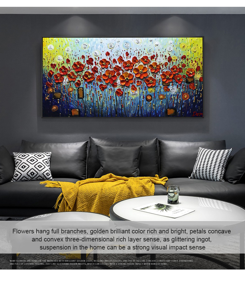 Canvas Wall Art Paintings Extra Large Floral Paintings Images