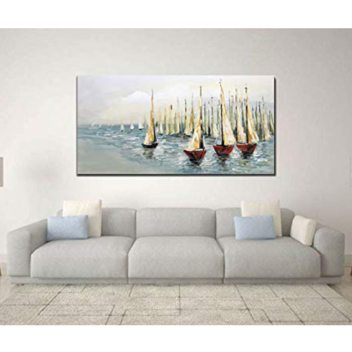 Canvas Wall Art Large Seascape Oil Paintings On Canvas