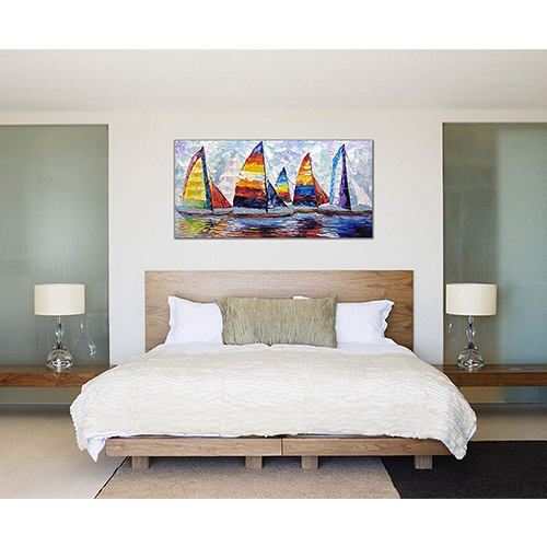 Canvas Art Wall Decor Contemporary Sailboat Wall Decor