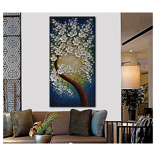 Artwork Canvas Wall Art Contemporary Flowers On Canvas Wall Art