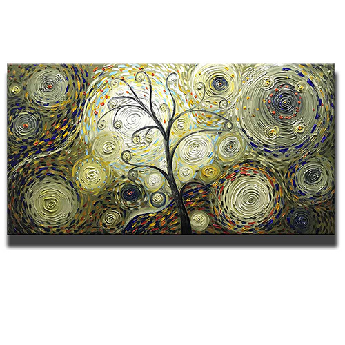 Canvas Paintings Tree Of Life Pictures Art Panoramic Canvas