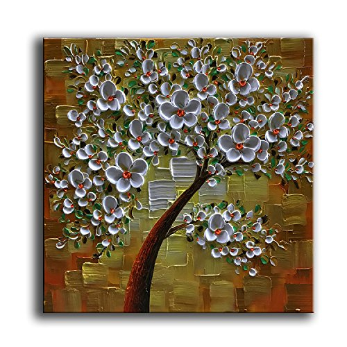 Painting Canvas Artwork Tree Artwork Flowers Abstract Painting