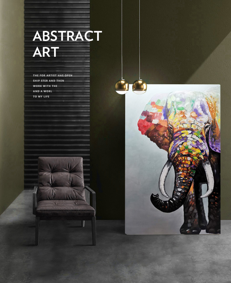 Palette Painting Extra Large Paintings Of Elephants On Canvas