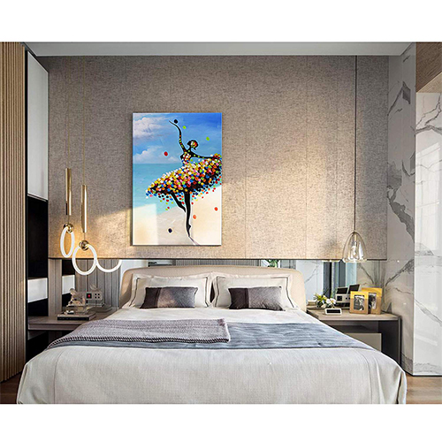 Canvas Wall Paintings Hand Painted Beautiful Girl Painting Images