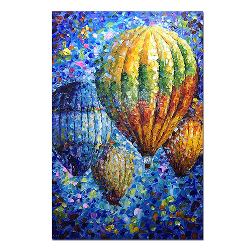 Art Oil Painting Extra Large Hot Air Balloon Wall Art