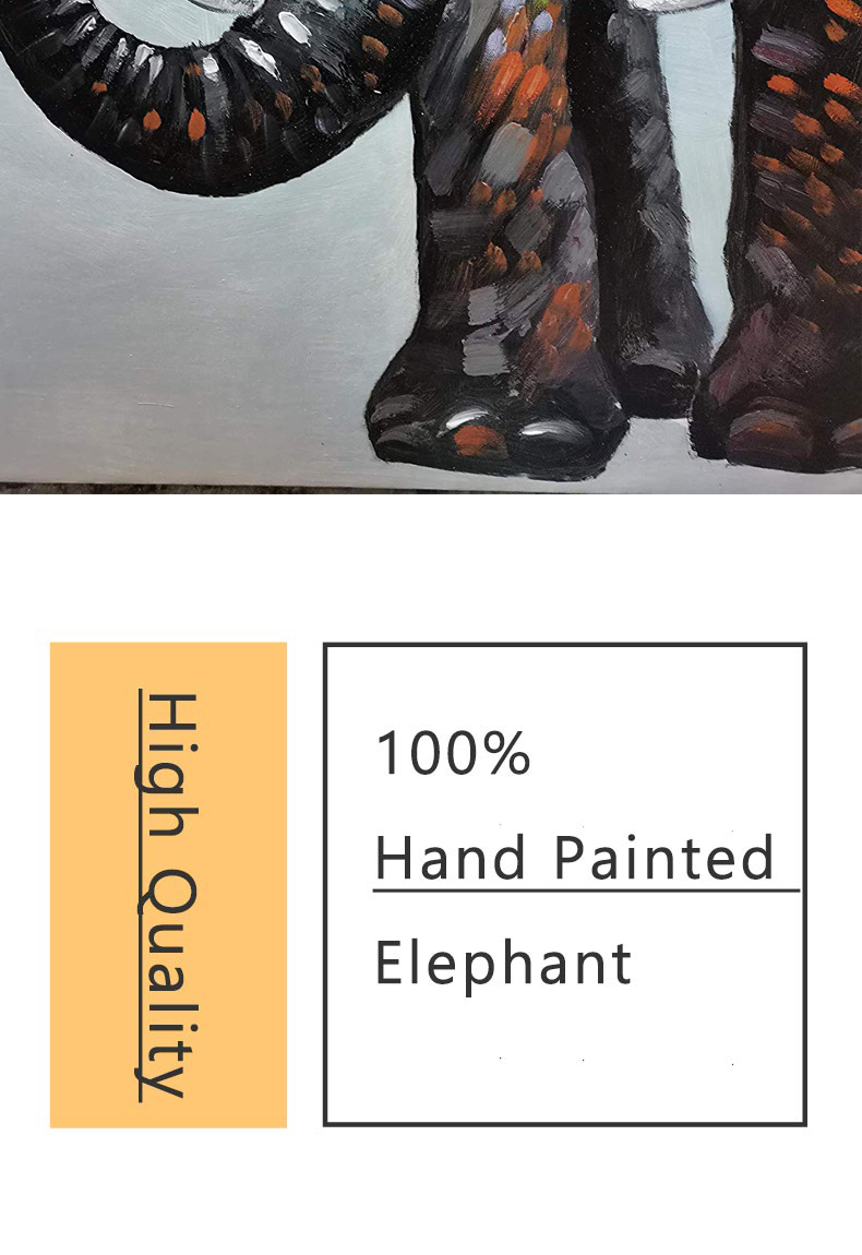 Palette Painting Extra Large Paintings Of Elephants On Canvas
