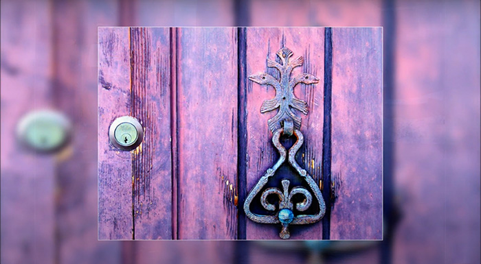 a purple door decor home idea