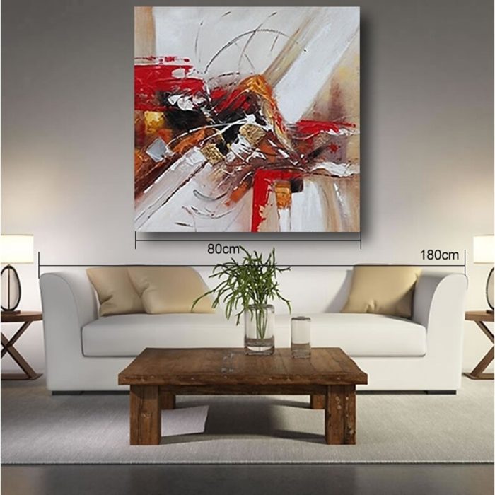 48*48 Inch Abstract Paintings Modern Acrylic Texture Wall Art