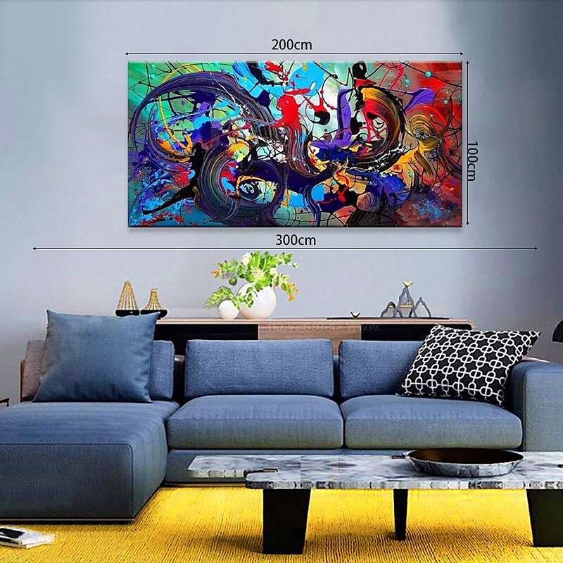 Abstract Canvas Wall Painting Large Wall Art Modern Hand Painted