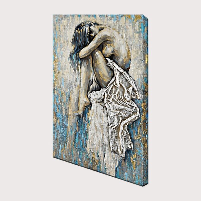 After Showers Nude Woman Oil Painting Decor Living Room Wall - Image 4