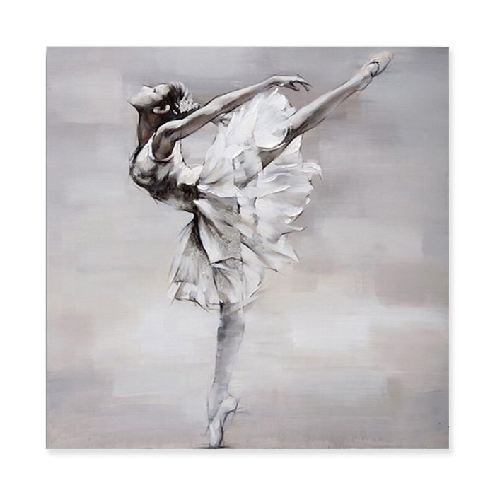 Ballerina Dancing Oil Painting Living Room Bedroom Decorations - Image 2