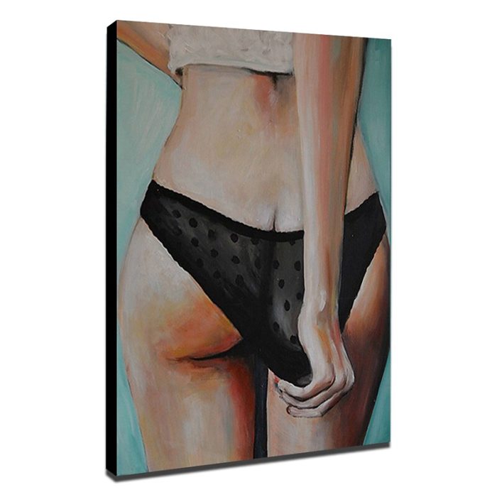 Modern Figure Wall Art People Nude Painting Living Room Decor - Image 3