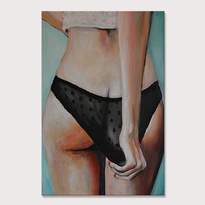 Modern Figure Wall Art People Nude Painting Living Room Decor - Image 2