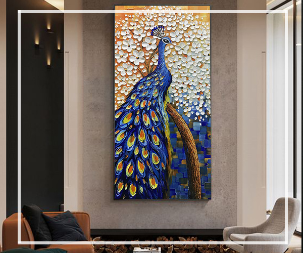 Buy Peacock Art 24 x 24 Wall Painting Online in India at Best