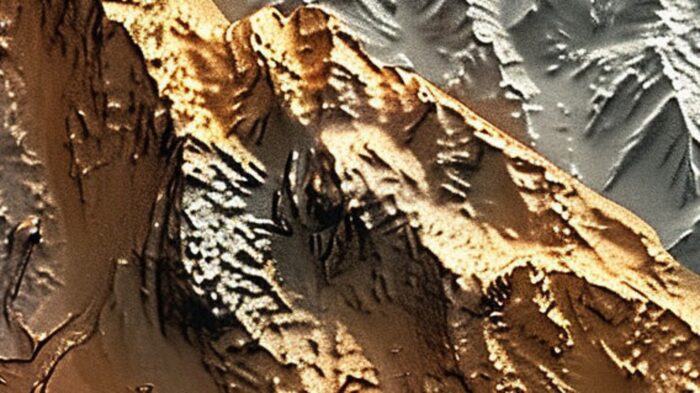 3D Mountain Vertical Painting Gold Sliver Mountains Landscape Painting on Canvas Gold Sun Textured Canvas Art Decor Living Room - Image 2